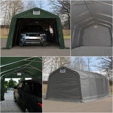 Image of TOOLPORT Portable Garage 3,30x4,80-9,6m Storage Shelter Tent Carport Car Canopy