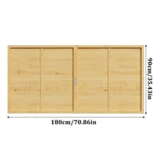 Image of 6ft Wide Garden Fence Panel Pressure Treated Lattice/Framed Timber 3ft-6ft High