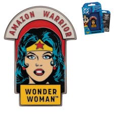 Image of Wonder Woman Retro Enamel Pin Badge – Limited Edition 9,995, Official DC Item