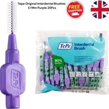 Image of TePe Original Interdental Brushes - Purple 1.1mm Gentle Cleaning Pack of 25