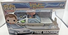 Image of Funko Pop! Back To The Future Time Machine #02 DeLorean Marty McFly Rare Rides