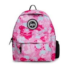 Image of HYPE Pink Leopard Floral Backpack 18L - Free Delivery RRP £29.99