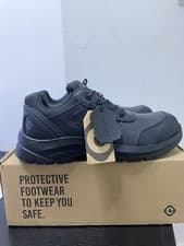 Image of Contractor Steel Toe Cap Safety Boots Work Wear PPE Size 11 NEW / EU 46 Black