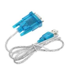 Image of USB to Serial RS232 MALE 9 Pin DB9 COM Converter Adapter Cable Windows 7 8 10