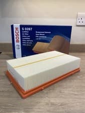 Image of BOSCH Air Filter F026400287 Fits Audi Seat Skoda Cupra Volkswagen S0287 