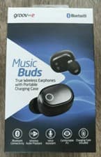 Image of Groov-e Music Buds True Wireless Earphones with Charging Case - Black SEALED-