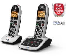 Image of BT 4600 Twin Cordless Phones with Big Buttons Silver