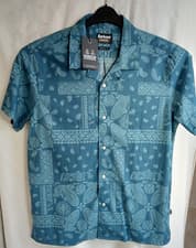 Image of Barbour International Men's Size Medium Regular Fit Short Sleeve Shirt New.
