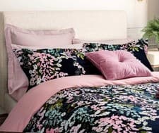 Image of Ted Baker Wisteria Navy Duvet Cover Set - Includes Pillowcases - Free Post