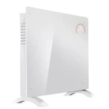 Image of Baridi, Electric Glass Panel Heater, 1000W, Wi-Fi Enabled, White - DH136 DH136
