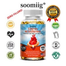Image of 300mg Coenzyme Q10 Complex Coenzyme and Vitamin E Soft Gel-Heart Energy Capsule