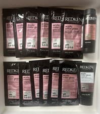 Image of Redken Acidic Color Gloss Treatment Shampoo Conditioner Heat Protection 220ml