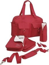 Image of Red Coral Baby Nappy Changing Bag Multi-functional Adjustable Straps