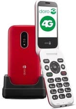 Image of Doro 6820 Big Button Phone 4G Unlocked Red & White - A Grade -