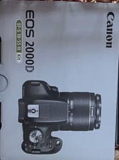 Image of Canon EOS 2000D DSLR Camera + 2 Lenses – Excellent Condition 🔥