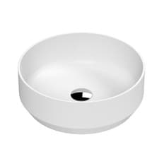 Image of Nuie Round Countertop Basin Sit-on Modern Vessel Sink 350mm Bowl Bathroom White