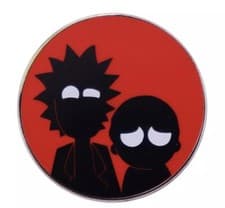 Image of Rick And Morty Metal pin badge