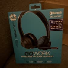Image of JLab Go Work On Ear Bluetooth Headphones - Black (IEUHBGOWORKRBLK4)