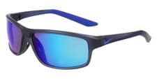 Image of NIKE NIKE RABID 22 M DV2153 021 GREY/BLUE MIRROR 62/14/130 Unisex Sunglasses