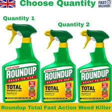 Image of Roundup Fast Action Weedkiller Spray 1L Ready To Use Garden Killer