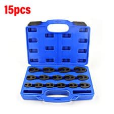 Image of 19X Metric Crowfoot Wrench Set 8-24mm 3/8" 1/2" Drive Large Crows Foot Spanner🔥