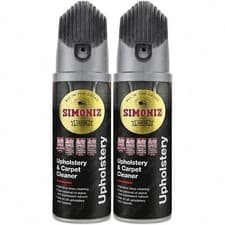 Image of 2 x Simoniz Car Upholstery Fabric Carpet Cleaner Foam Stain Remover Brush 400ml