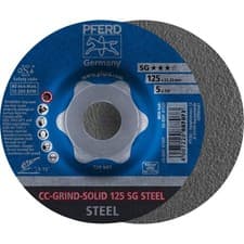 Image of PFERD CC-Grind-Solid Steel Grinding Disc 125mm 10pcs