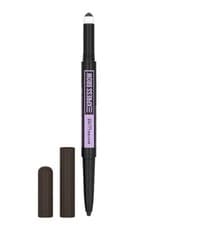 Image of Maybelline Express Brow Satin Duo 2IN1 Eyebrow Pencil - Shade - Dark Brown