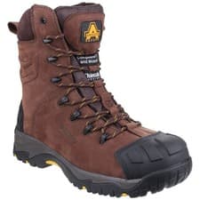 Image of Amblers AS995 Waterproof Safety Boots Side Zip Mens Work Boots