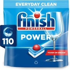 Image of Finish Power Dishwasher Tablets, 110 Tabs, Fresh Scent, Everyday Clean and Shine