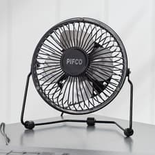 Image of Pifco 4" USB Mini Desk Fan - Black
