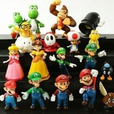 Image of 18 Pcs Super Mario mini Figure Cute Toys doll Action figures Collection Gift NEW