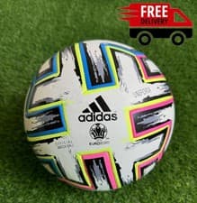 Image of EURO CUP 2020 UNIFORIA MATCH BALL FOOTBALL SOCCER BALL SIZE 5