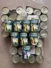 Image of 43 x 405g Tins Yarrah Bio Organic Wet Cat Food. Damaged Tins. Free P&P