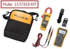 Image of Fluke 117/323 KIT 400AC/600DC Electrician Multimeter Combo Kit