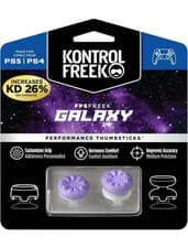 Image of KontrolFreek PS5 PS4 Performance Thumbsticks Thumb Grips FPS FREEK Galaxy Purple