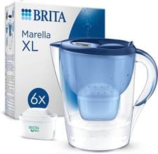 Image of BRITA Marella XL MAXTRA Pro 3.5L Blue Water Filter Table Jug + 6 Pro Cartridges