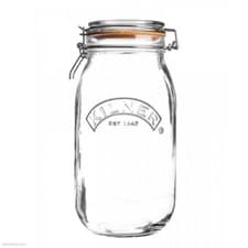 Image of Kilner Clip Top Round Preserving Jars for Airtight Food Storage, Pickles & Jam