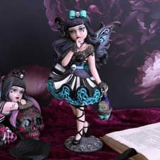 Image of Original Nemesis Now Adeline Gothic Fairy Figurine 16.5cm Gift Home Decor Resin