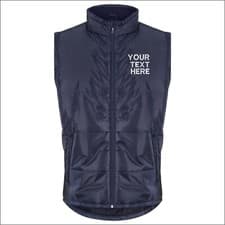 Image of Body Warmer Workwear Personalised Embroidered PRO Bodywarmer Mens Winter Top