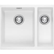 Image of Franke Sirius SID160PW 1.5 Bowl White Tectonite Undermount Kitchen Sink