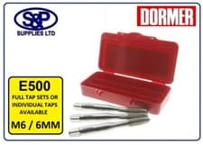 Image of 6MM DORMER E500 HSS TAP INDIVIDUAL TAPS OR FULL TAP SETS AVAILABLE M6  / 6MM 