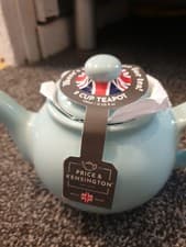 Image of Price & Kensington Tea Pot 2 Cup Teapot Pastel Blue New