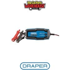 Image of Draper 53488 12V Smart Charger and Battery Maintainer 2A