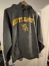 Image of Harry Potter unisex Hufflepuff hoodie size Medium 