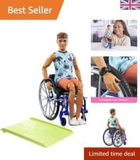 Image of Diverse Ken Doll with Wheelchair & Colorful Beach Attire - Encourage Creativity