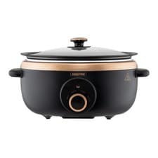 Image of GEEPAS Slow Cooker 6.5L 3 Heat Auto Matte Finish Energy Efficient Design 290W