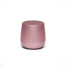 Image of LEXON Mino Bluetooth Mini Travel Speaker 3W Pink Gold Aluminium Grey