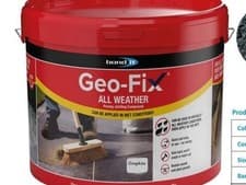 Image of Geo-Fix Ready Mixed Jointing Patio Paving Compound Graphite 14kg NEW