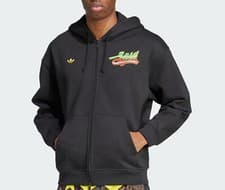 Image of ADIDAS ORIGINALS CHAMPIONS GRAPHIC ZIPPED HOODIE BLACK UK M,L NEW LAST TWO RARE